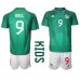Billige Mexico Raul Jimenez #9 Børnetøj Hjemmebanetrøje til baby VM 2022 Kortærmet (+ korte bukser)